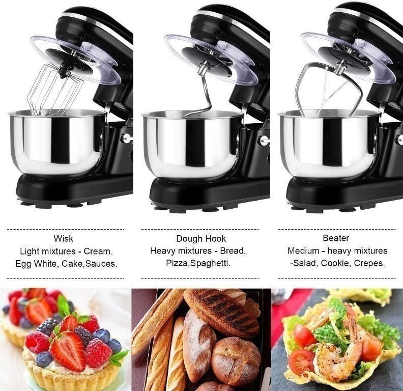 Electric mixer deals dough hook