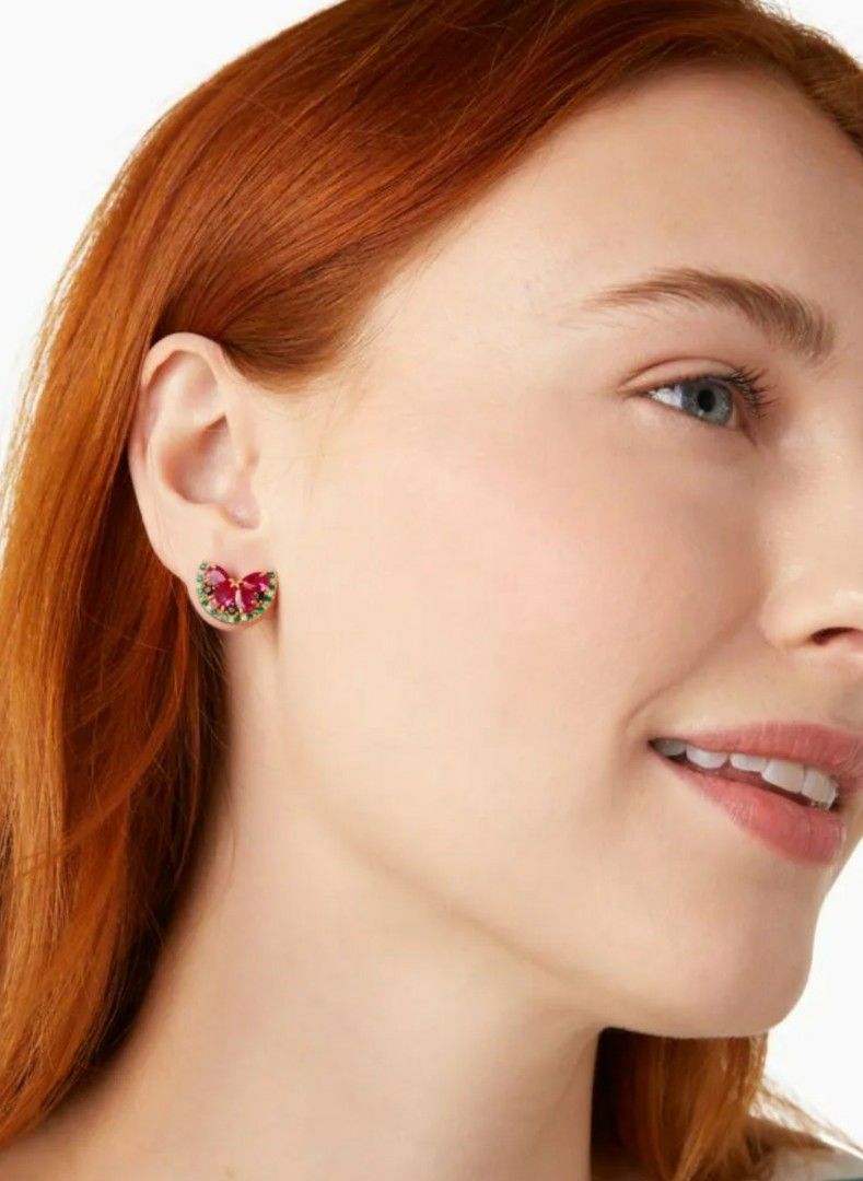 Kate Spade Watermelon Earrings, Women's Fashion, Jewelry u0026 Organisers,  Earrings on Carousell