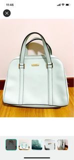 Kate Spade original with white tag (deep green), Luxury, Bags & Wallets on  Carousell