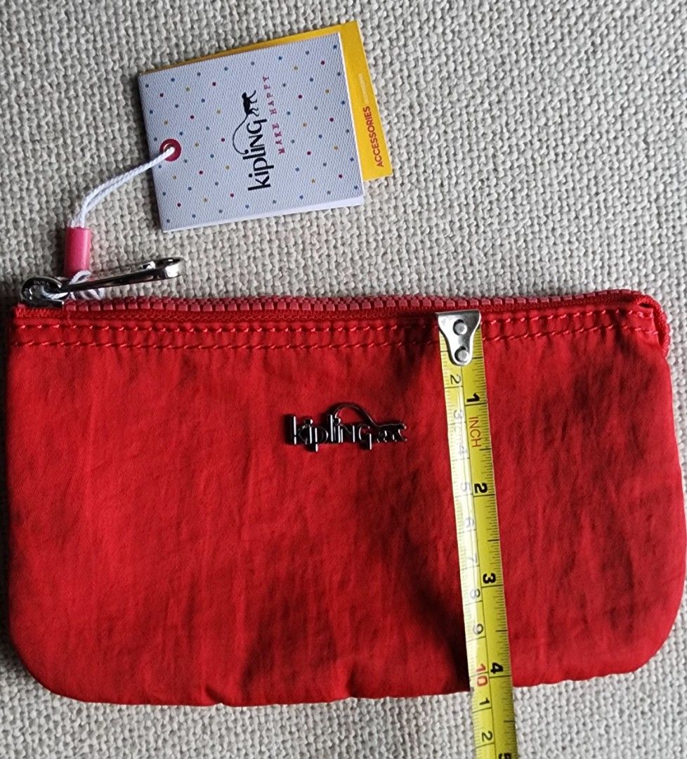 Red best sale kipling purse
