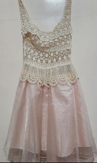 Knitted Tulle Dress
