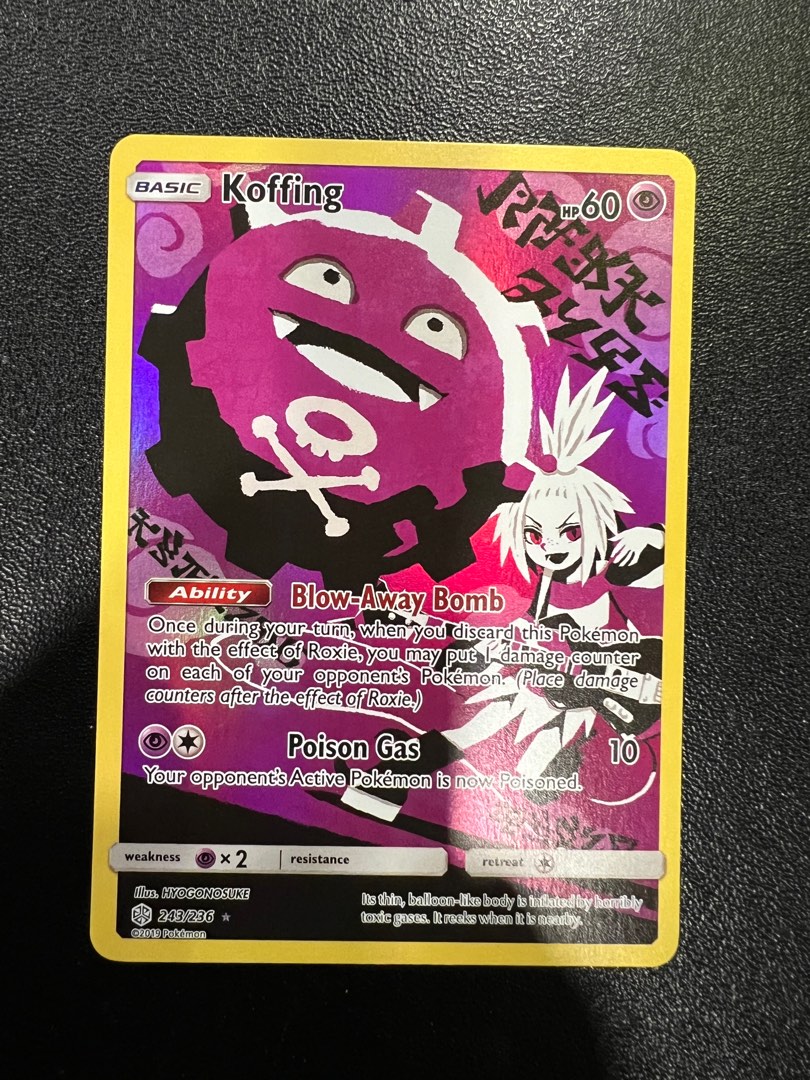 Koffing 243/236, Hobbies & Toys, Toys & Games on Carousell