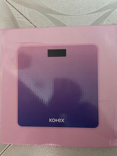 全新-Kotex 高潔絲 體重秤 體重磅 紫色