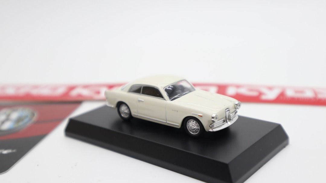 Kyosho 1/64 Alfa Romeo Giulietta Sprint 1945 White, 興趣及遊戲, 玩具 遊戲類-  Carousell