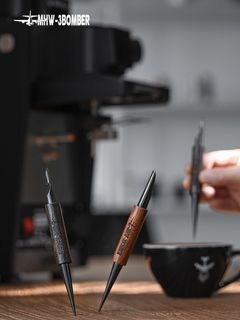 MHW-3Bomber Latte Art Needle Pen with Rosewood Handle