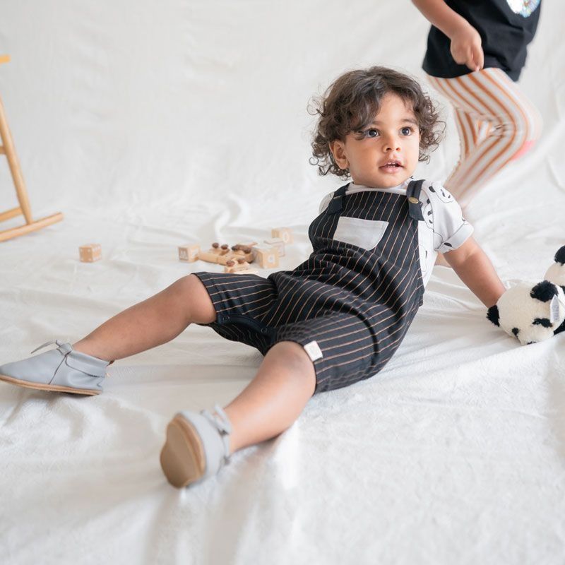 Boys striped overalls online