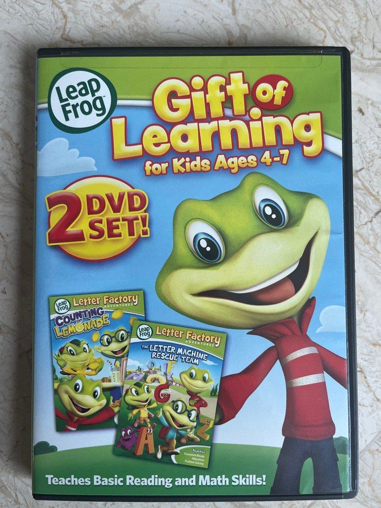 Leapfrog Dvd Learning Set, Hobbies & Toys, Music & Media, Cds & Dvds On 