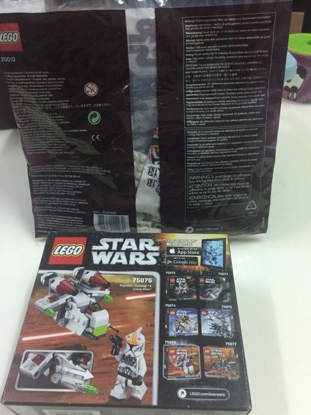 Lego Star Wars Republic Gunship polybag 20010 Republic Gunship Microfighters 75076
