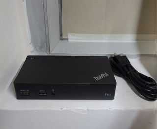 Lenovo docking pro with usb cable 火牛Lenovo notebook laptop 火牛方頭630023098705951114