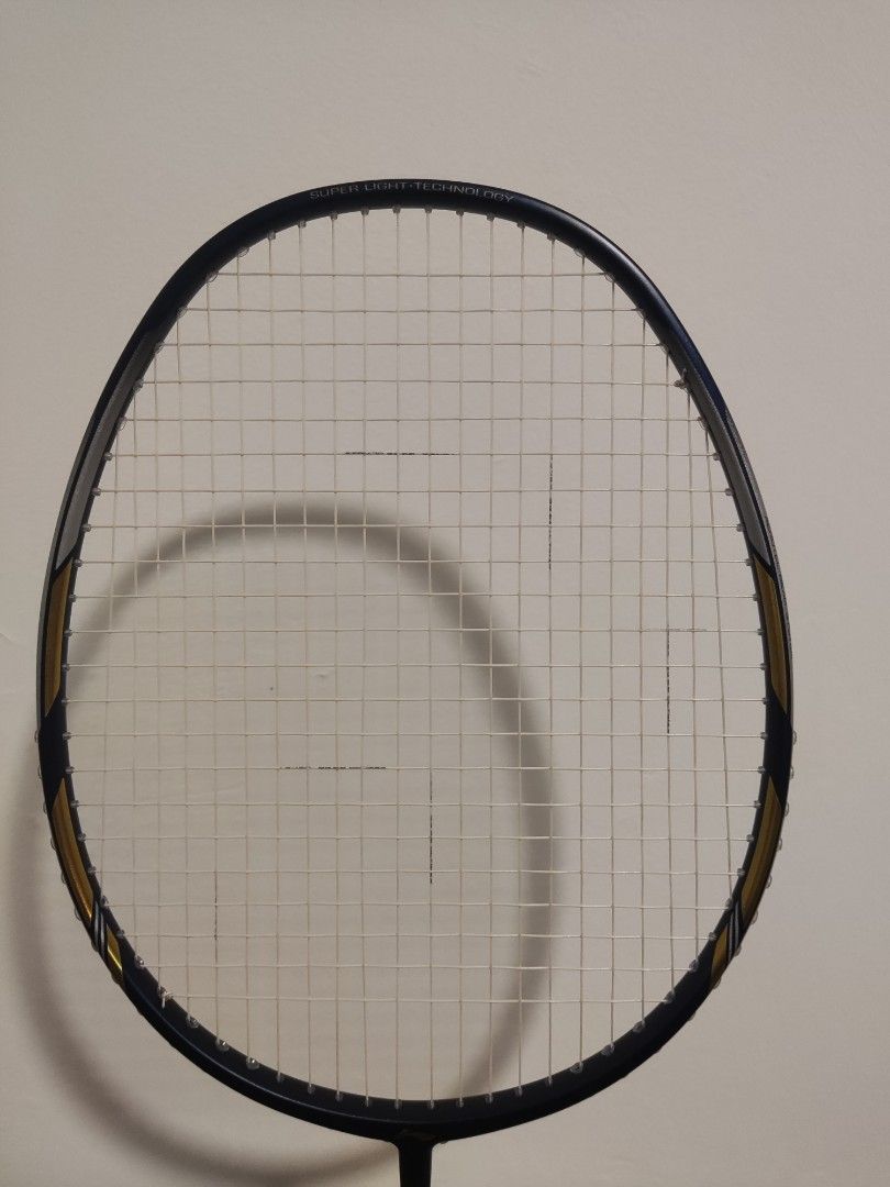 Lining Racket 78g Li Ning Windstorm 78+ Badminton Racket, Sports Equipment, Sports ...