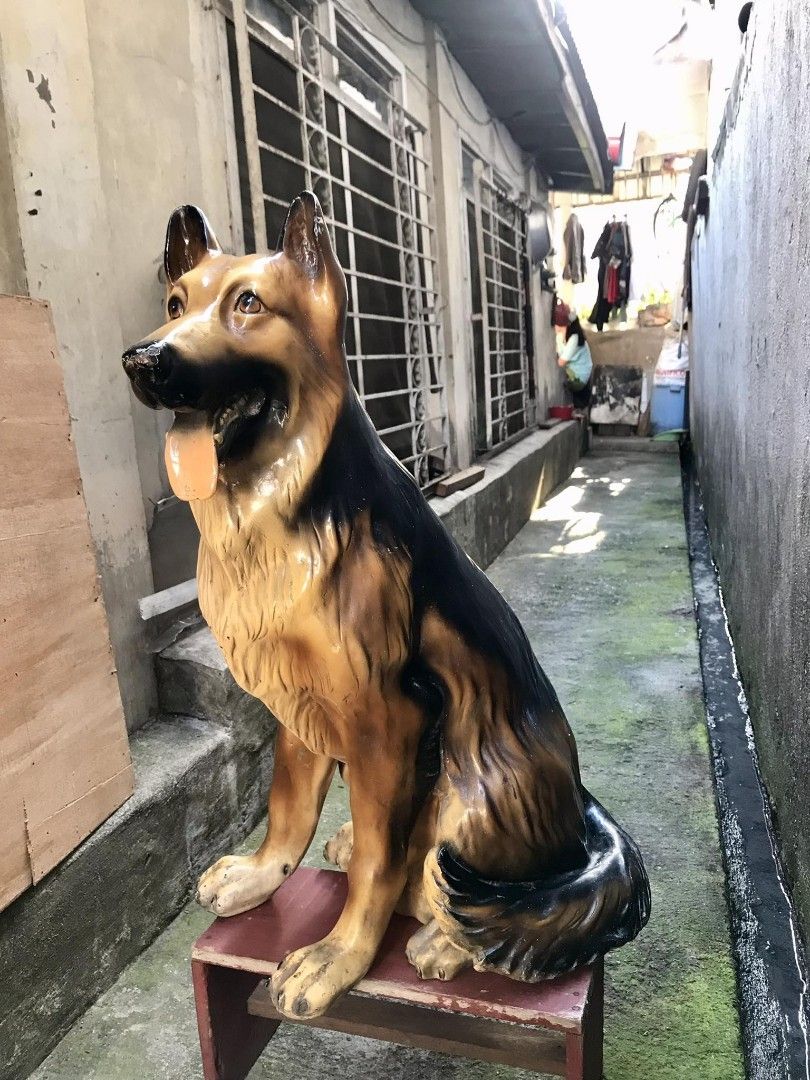 Life Size Dog Statue on Carousell