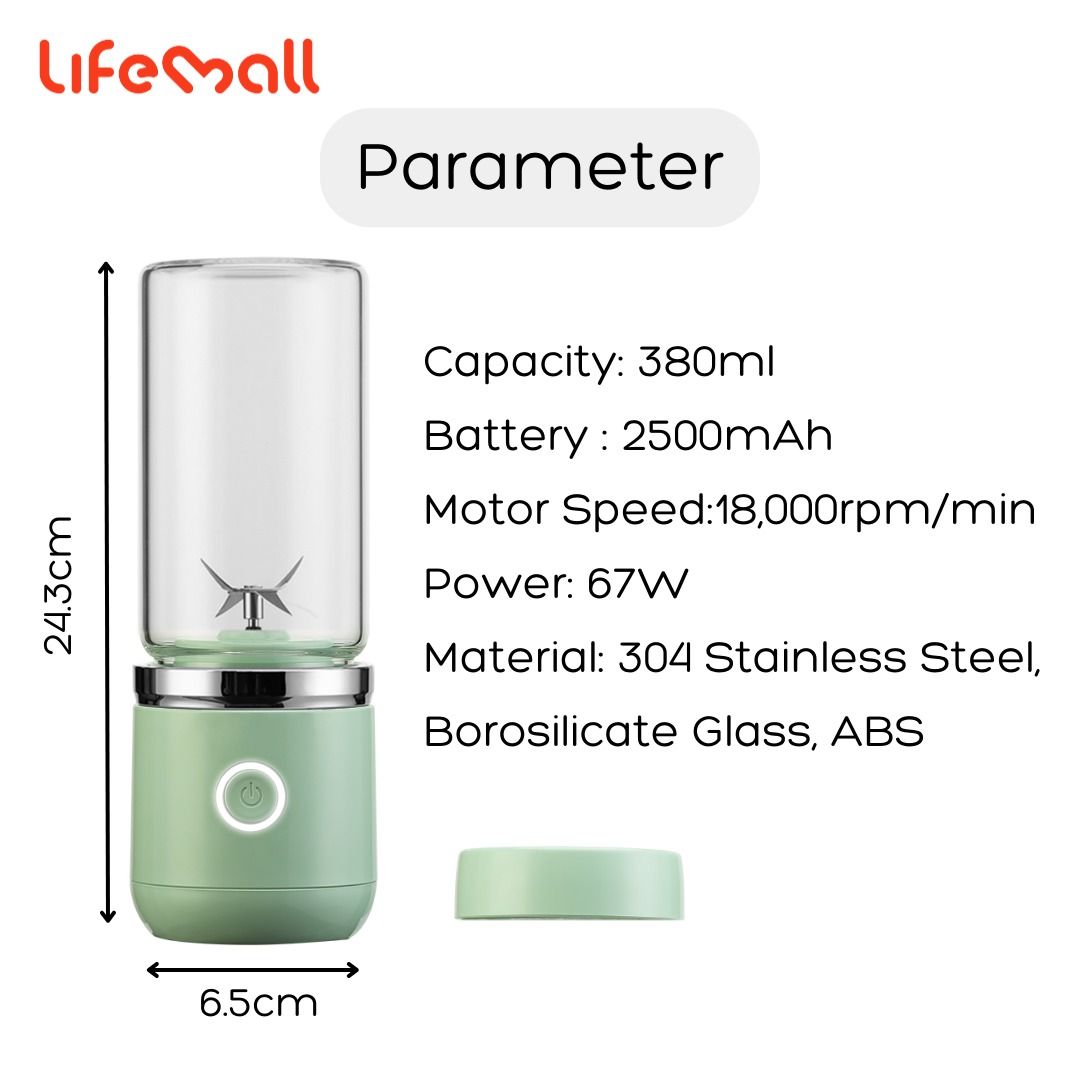 LifeMall Portable Juice Blender Smoothie maker Personal blender