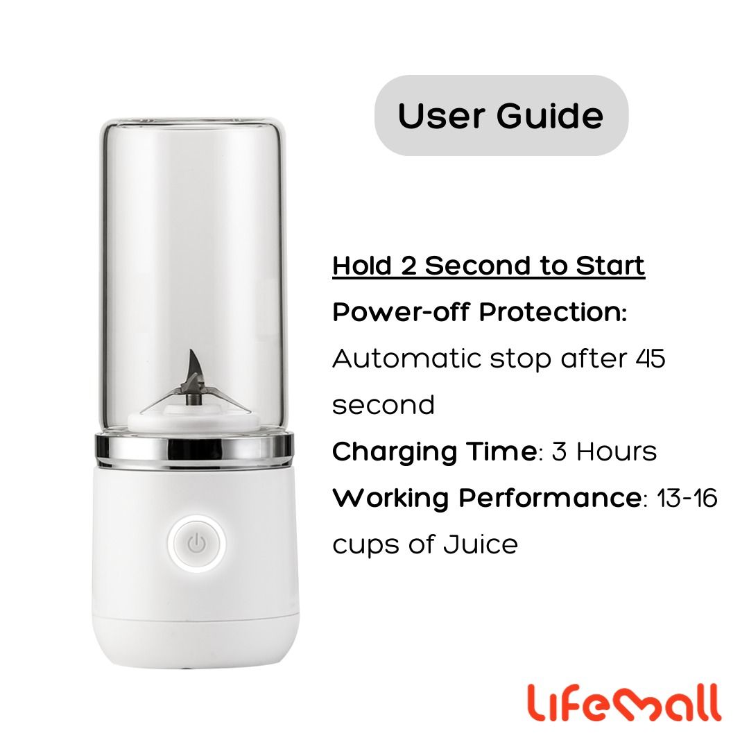 LifeMall Portable Juice Blender Smoothie maker Personal blender