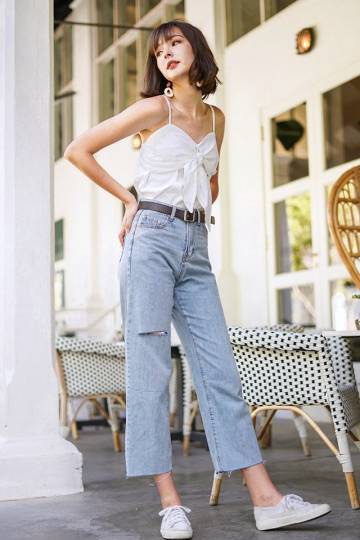 Wide belt hotsell jeans