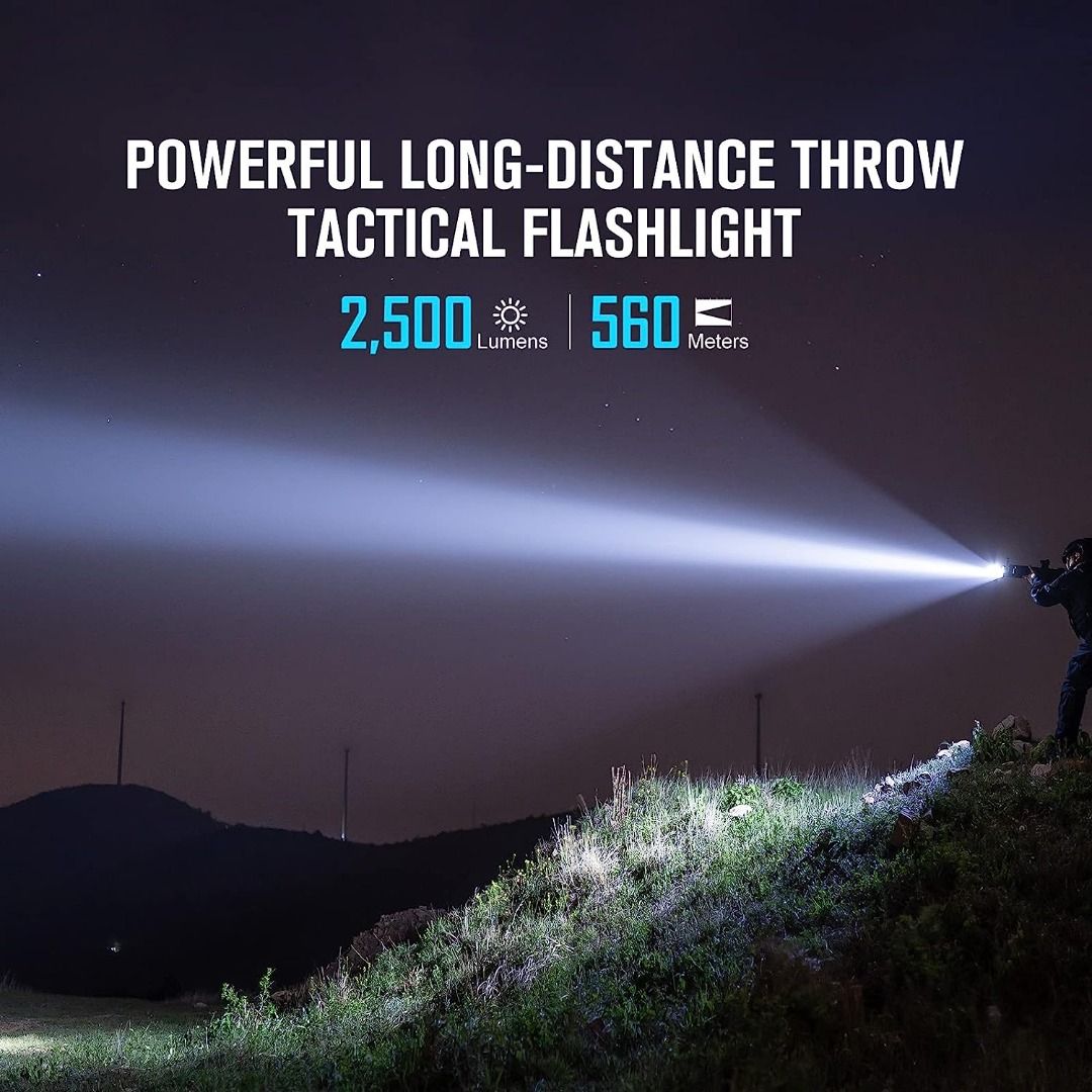 Limited Edition) Olight Warrior X 3 Gun Metal Compact Long Throw Tactical  Flashlight, Sports Equipment, Hiking & Camping on Carousell