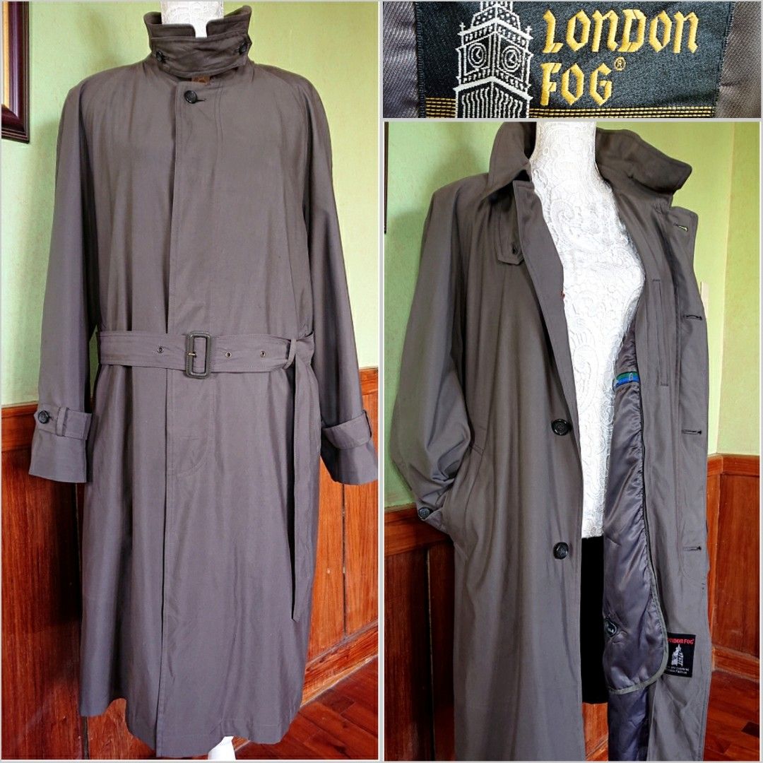Men's london fog trench coat discount
