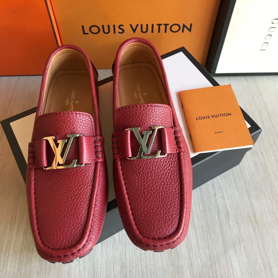 LOUIS VUITTON Leather Monte Carlo Loafers White - S: 40.5 (7) | Luxity