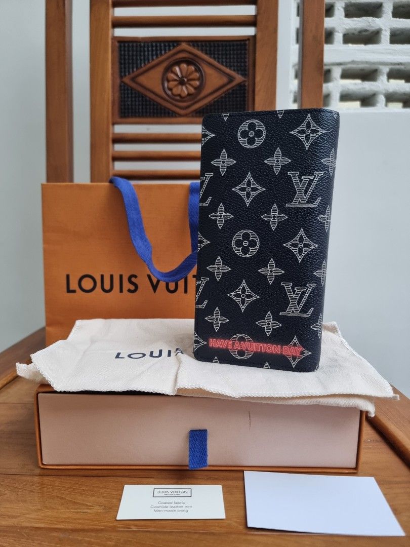 LOUIS VUITTON × Kim Jones Upside Down Brazza Wallet, Fesyen Pria