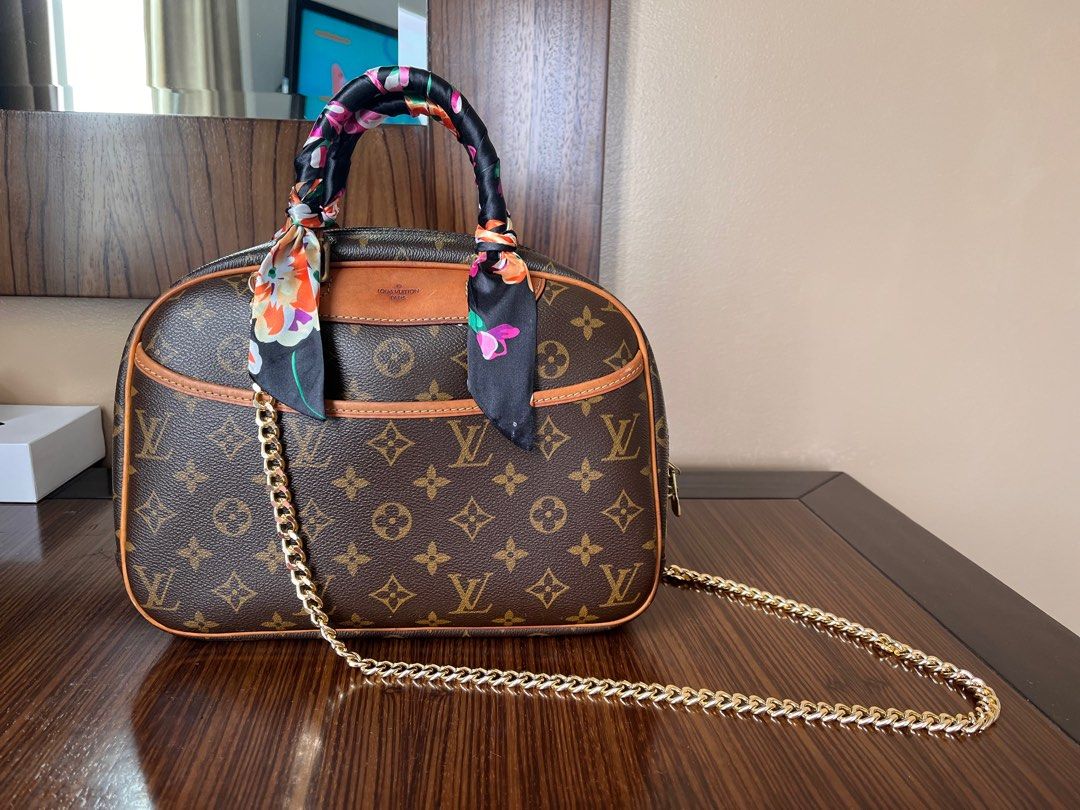 lv trouville pm size, Luxury, Bags & Wallets on Carousell