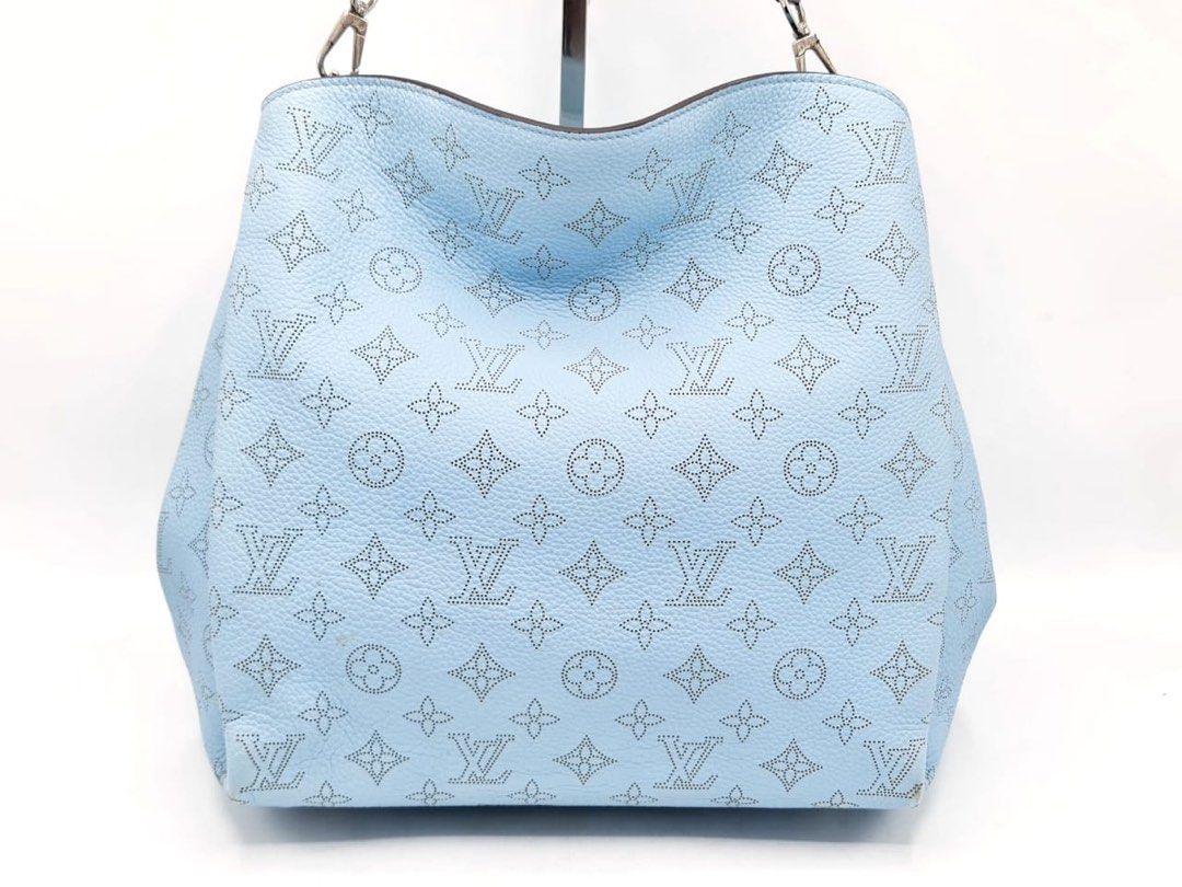 Louis Vuitton Babylone PM Handbag Mahina Leather-Galet Gray - 2015