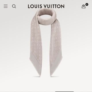 Louis Vuitton Scarf Inspired for Men, Brown LV Scarves and Wraps Inspired,  Fall and Winter Scarf for