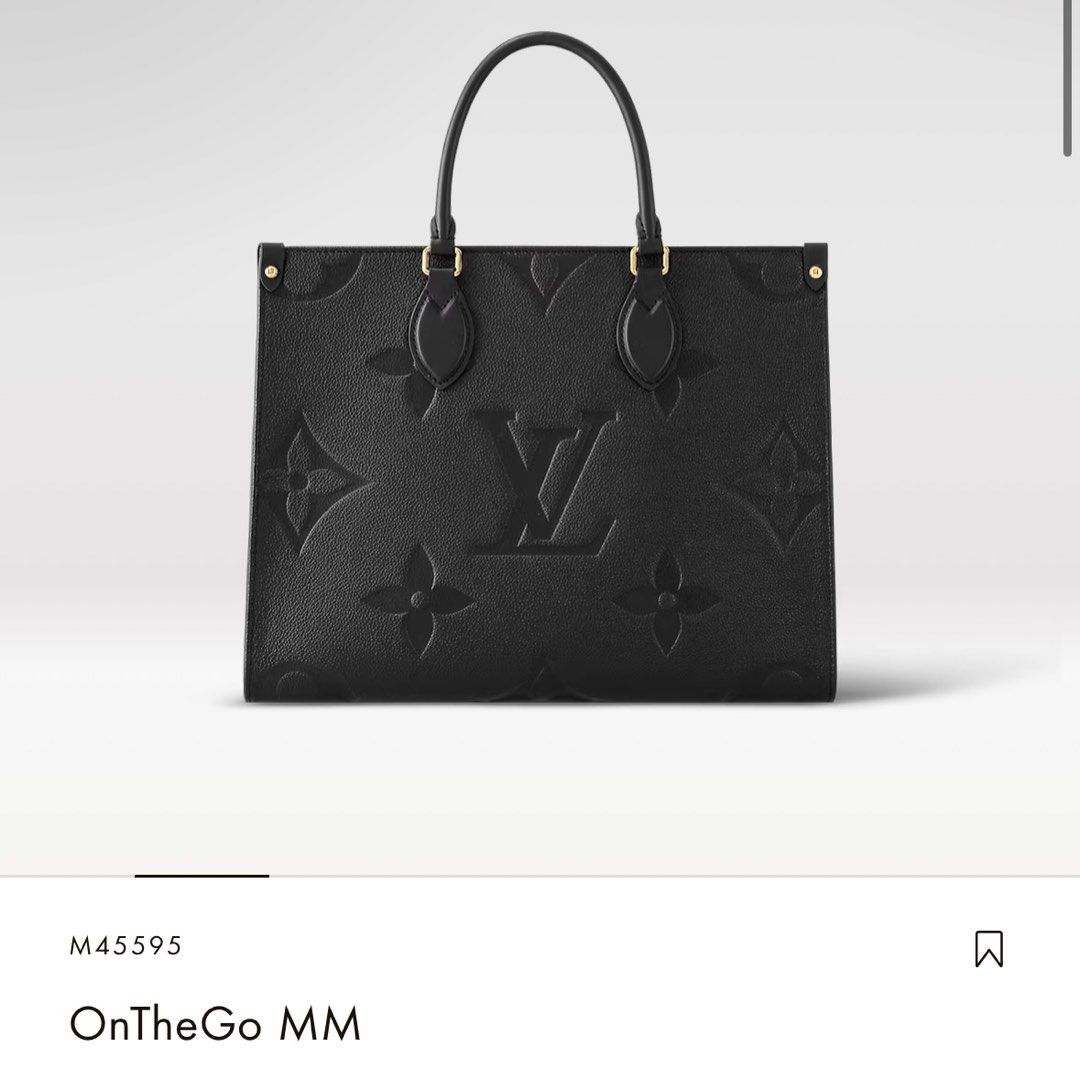 LV OTG BLACK (LARGE), Luxury, Bags & Wallets on Carousell