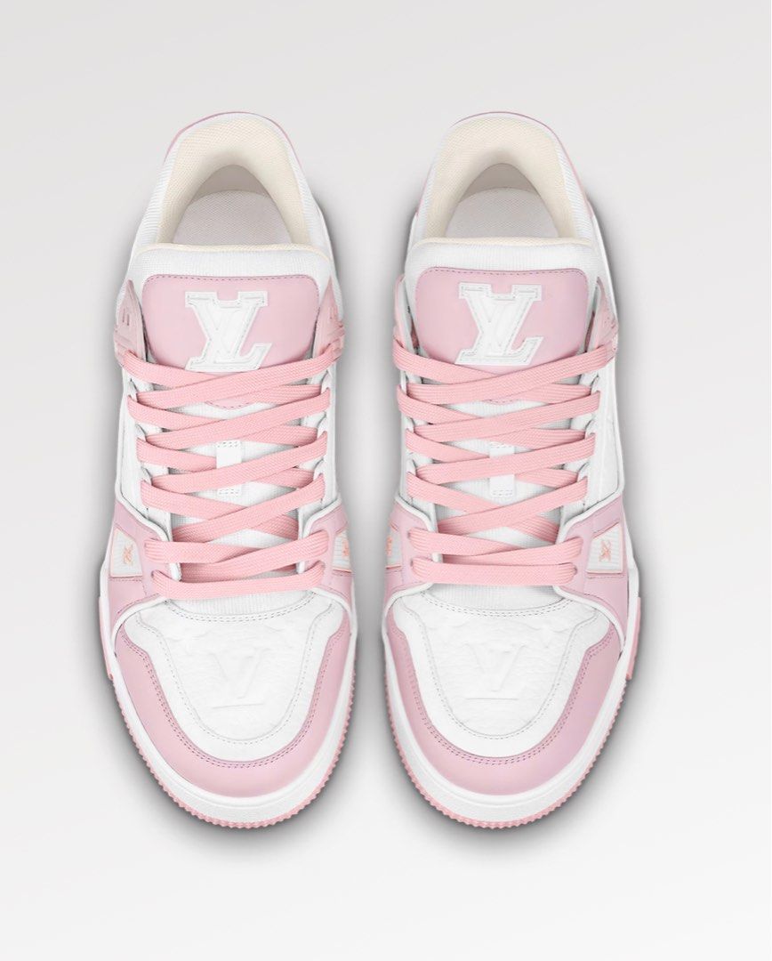 Louis Vuitton Trainer Pink White (Women's) - 1AA6VX - US