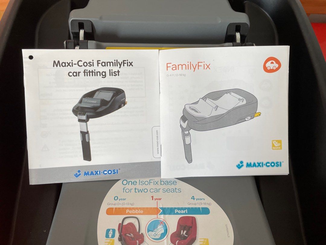Maxi cosi familyfix car fitting list hot sale