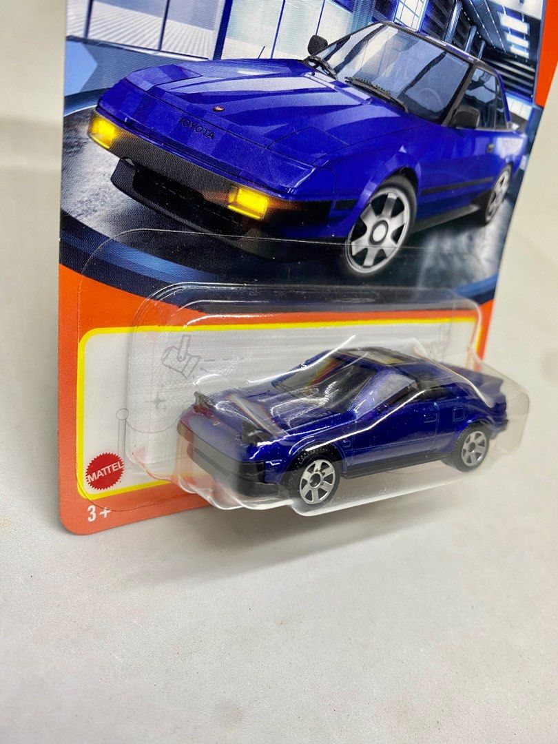 MBX Matchbox 1984 TOYOTA MR2 Metallic Blue Sports 70 th 64 Diecast