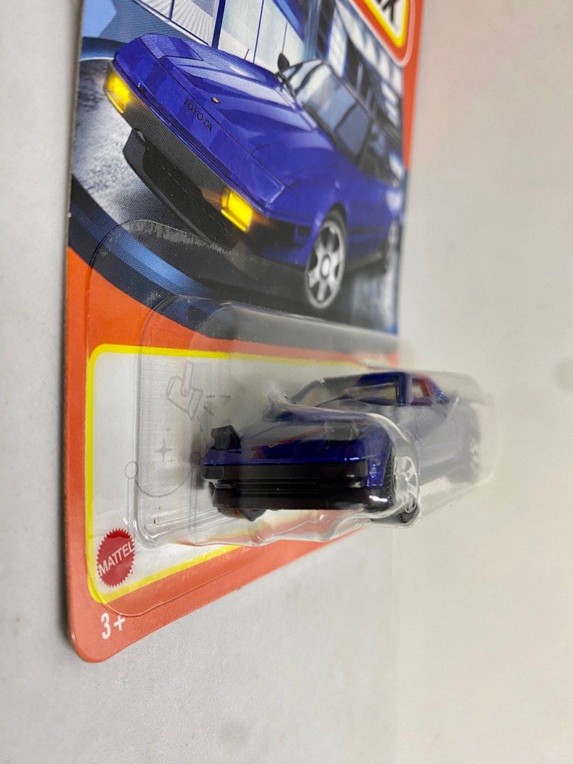 MBX Matchbox 1984 TOYOTA MR2 Metallic Blue Sports 70 th 64 Diecast