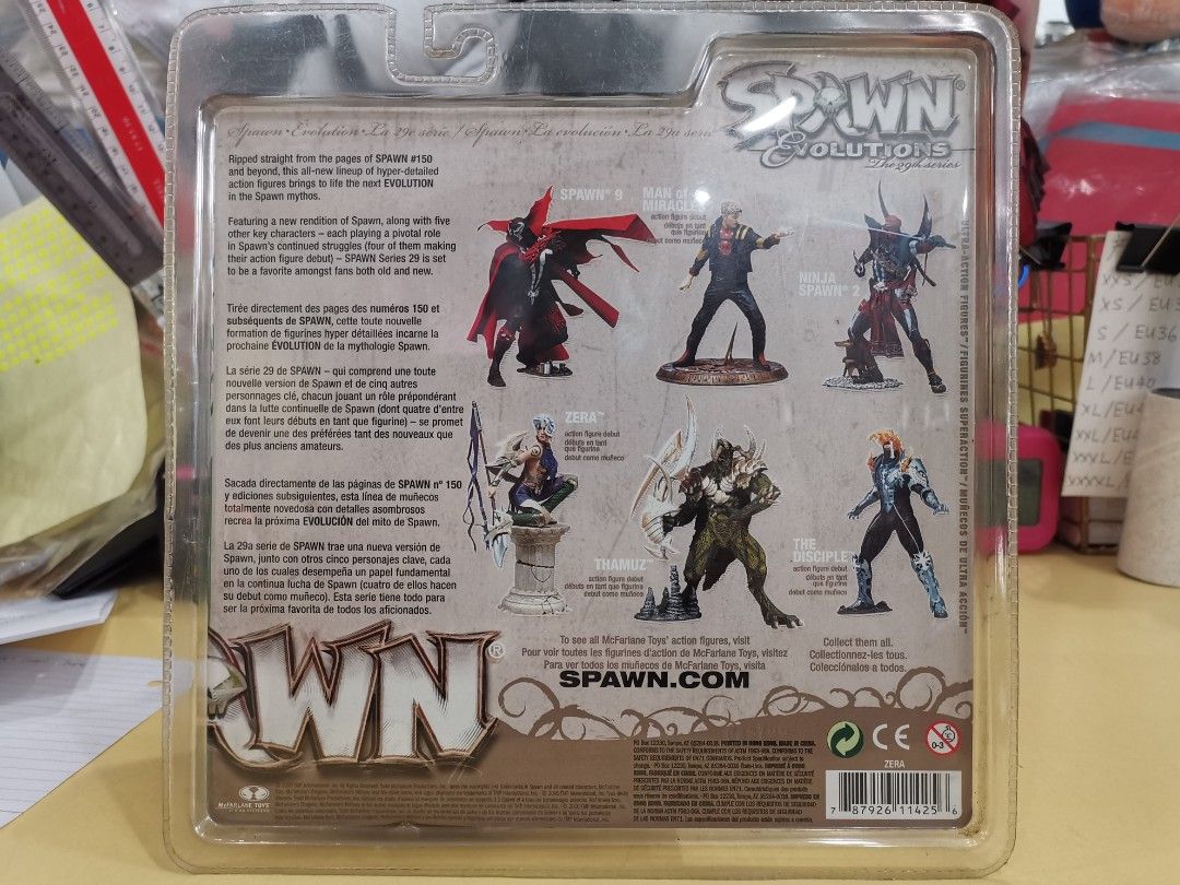 McFarlane Toys Spawn Evolutions The 29th Series Zera Action Figure With ...