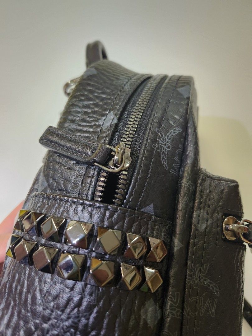 Mcm mini sale backpack crossbody