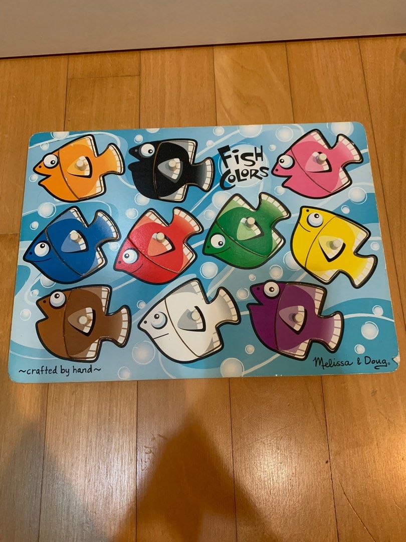 Melissa and doug hot sale fish color puzzle