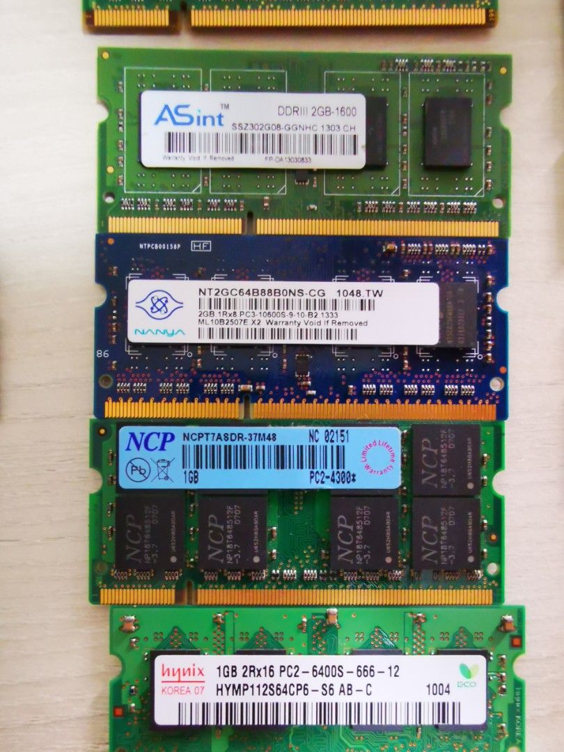 Memory modules RAM, Computers & Tech, Parts & Accessories, Computer ...