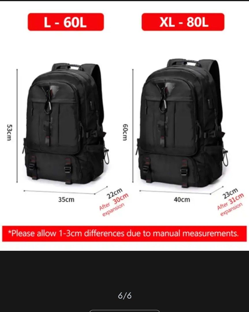 Men's Outdoor Backpack, Men's Fashion, Bags, Backpacks on Carousell