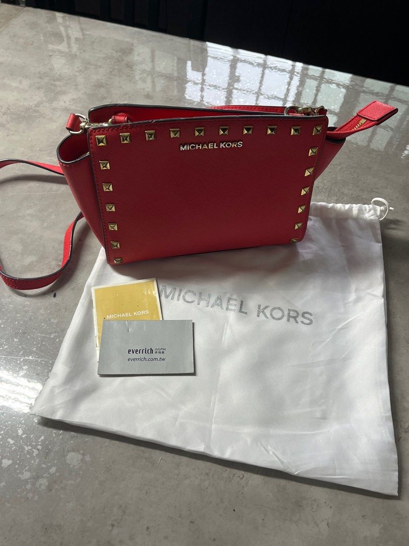 Michael kors selma mini studded hot sale