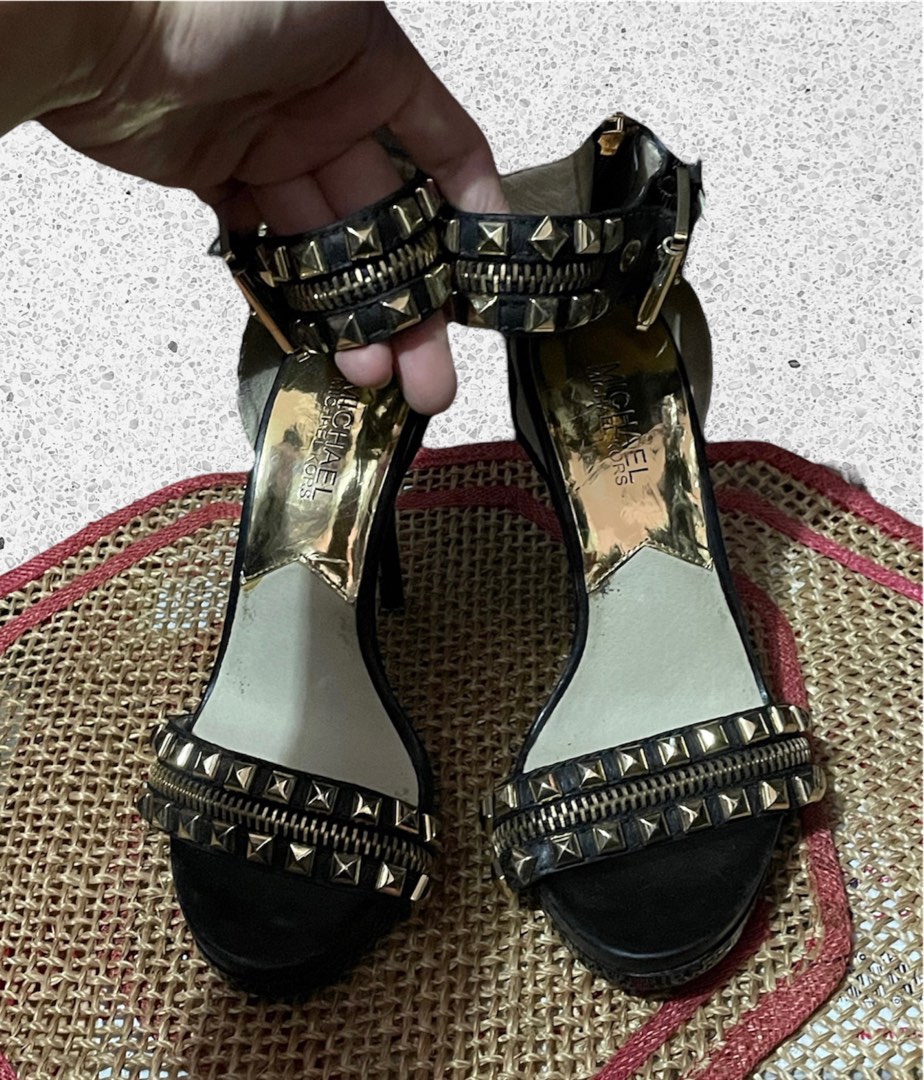 Michael Kors Studded Heels Luxury Sneakers Footwear on Carousell