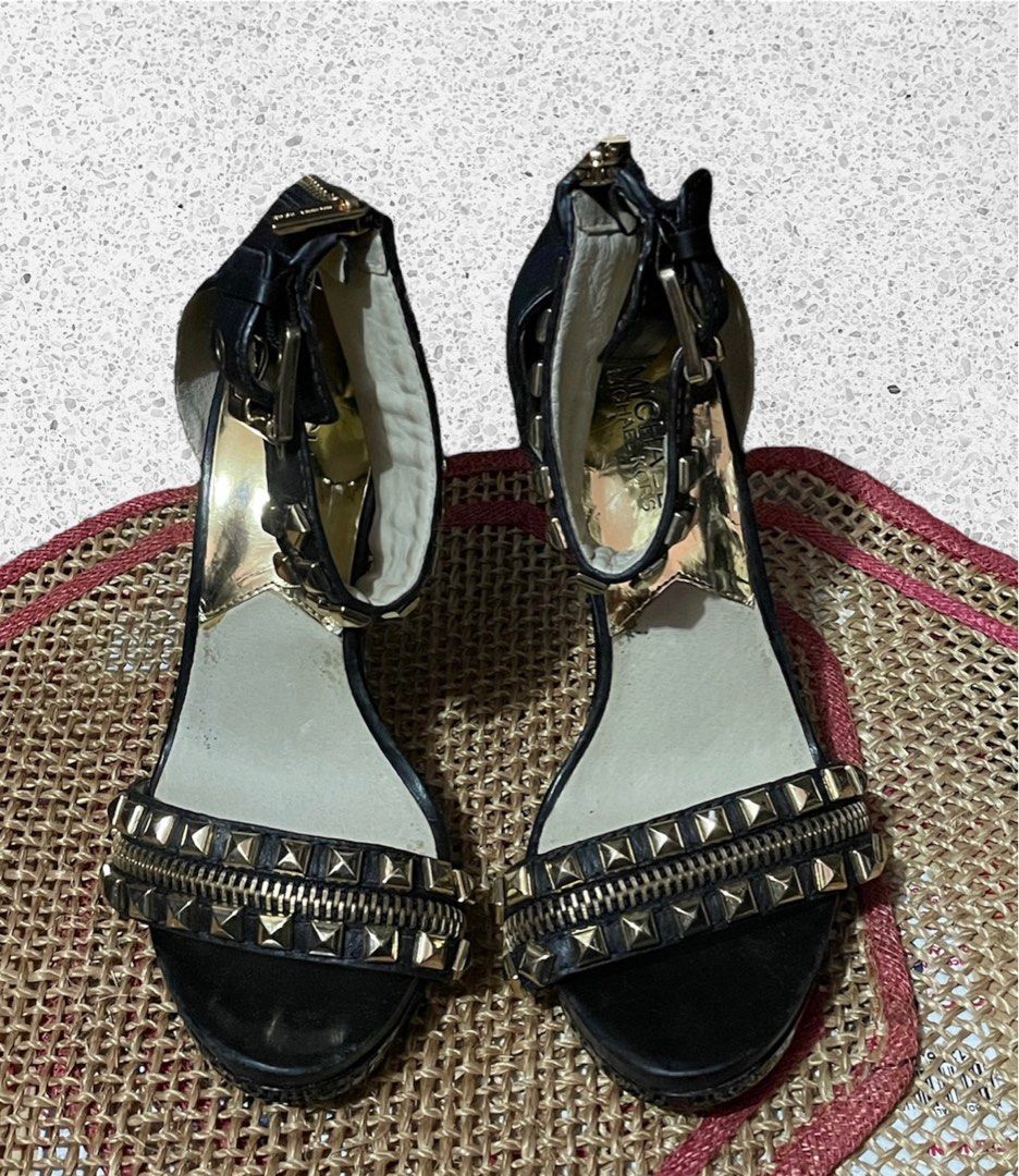 Michael kors studded heels sales