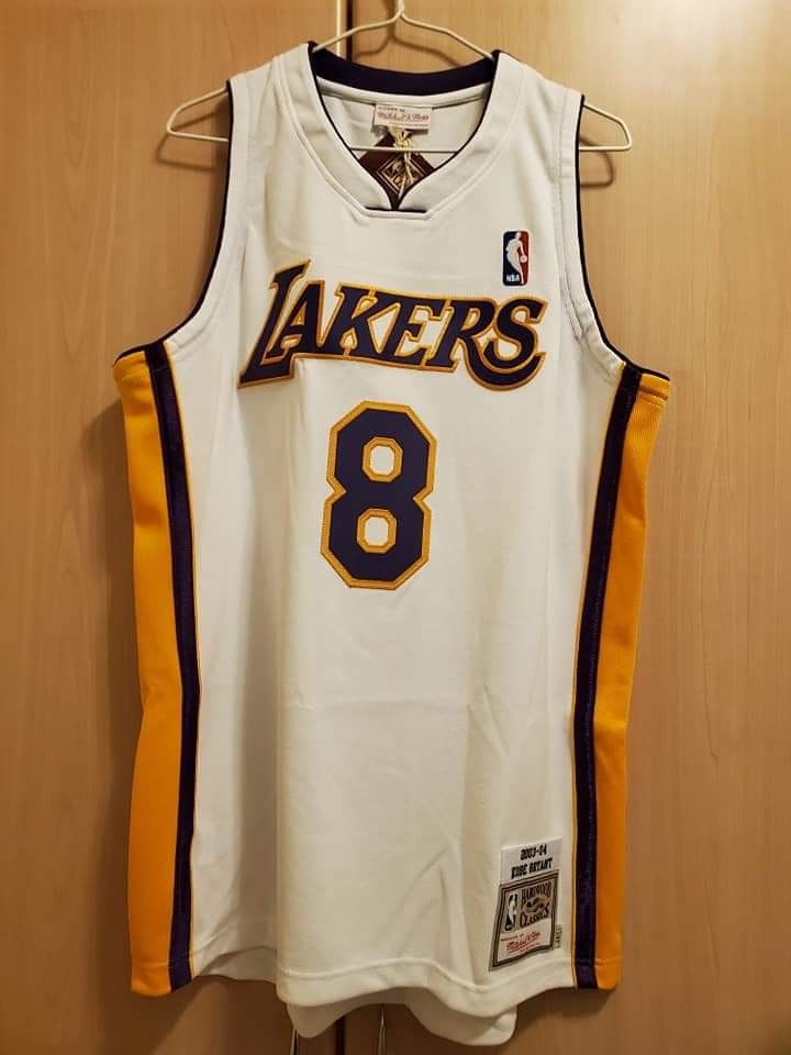 100% Authentic Kobe Bryant Mitchell Ness Lakers Hall of Fame Jersey Size 52  2XL