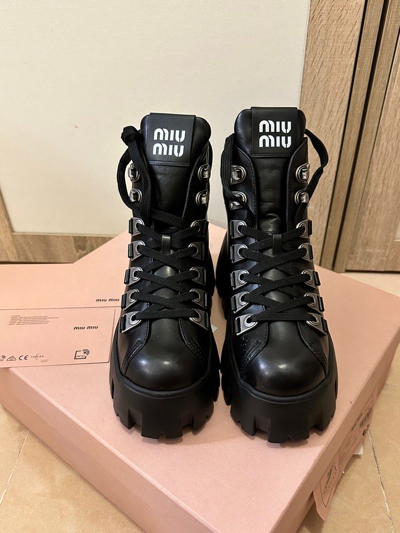 Miu miu velvet boots shop