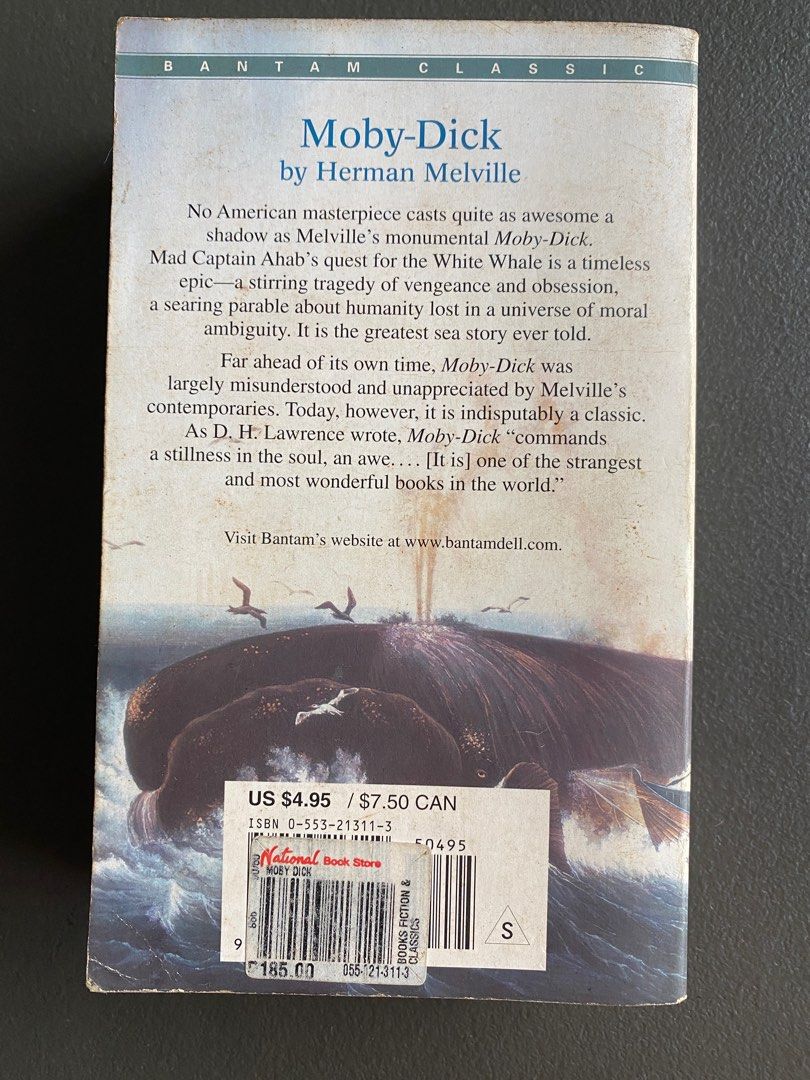 Moby dick (Category: Storybooks) located in San Juan City. Submitted by teas_atbp (Listing ID 1242387187, Image 3). Description: .