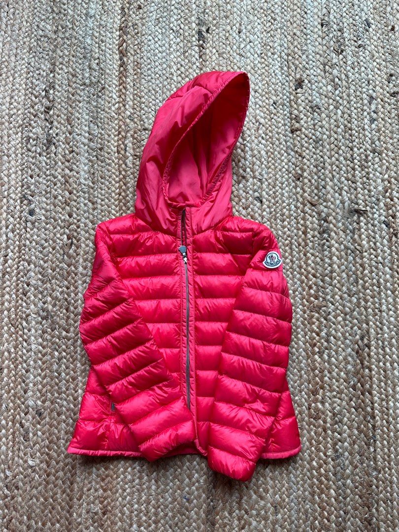 Red moncler on sale coat womens