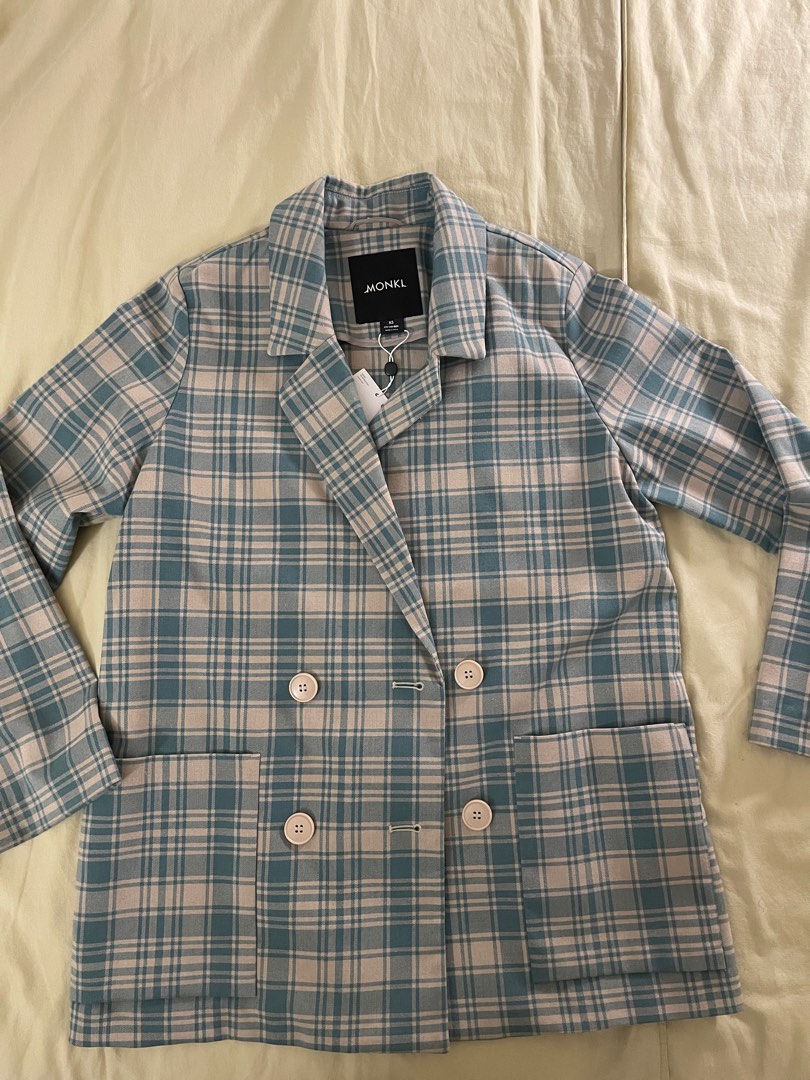 Monki shop plaid jacket