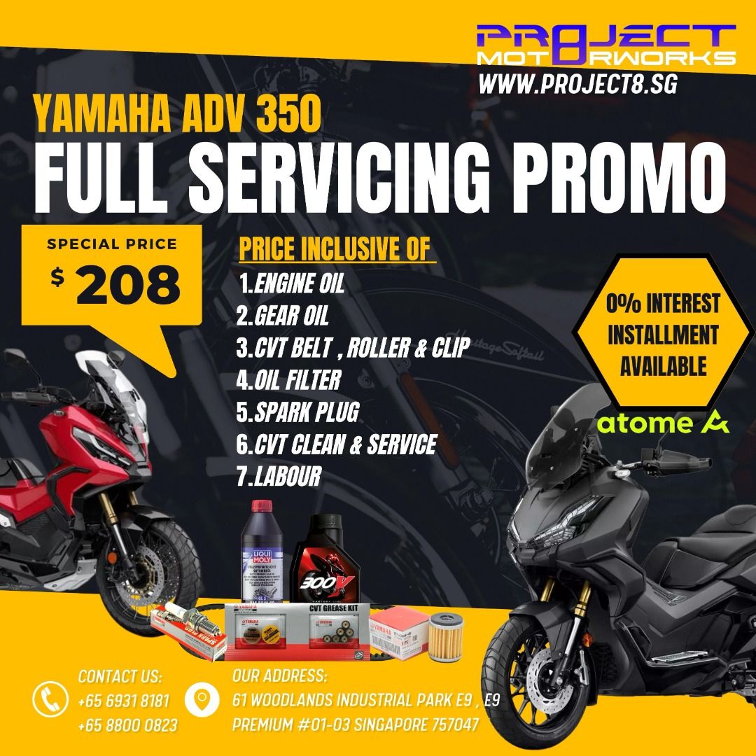 Motorbike service new arrivals price