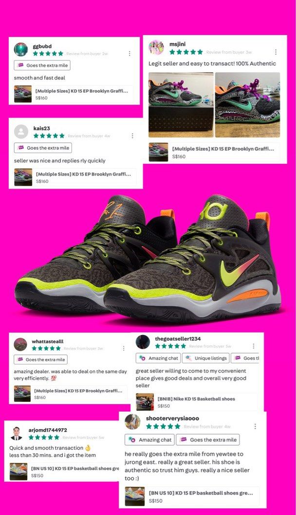 Price Drop] Nike KD 15 EP // Brooklyn Graffiti Grey green Boi-1da ASW Brand  new Authentic Basketball shoes Kyrie infinity Low 5 LeBron 20 XX NXXT Kobe  Puma Mb.02 Curry , Men's