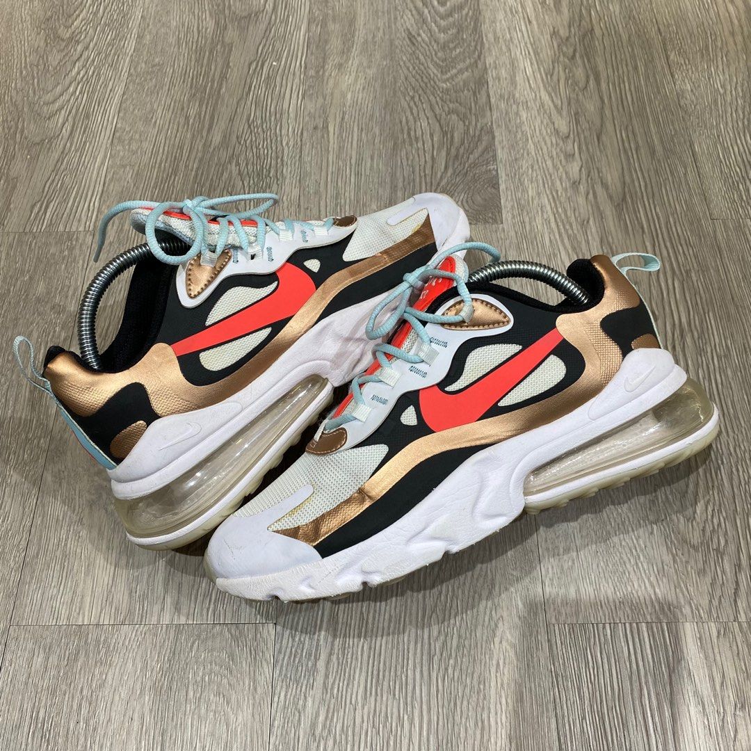 Nike air max 270 react metallic red bronze shop
