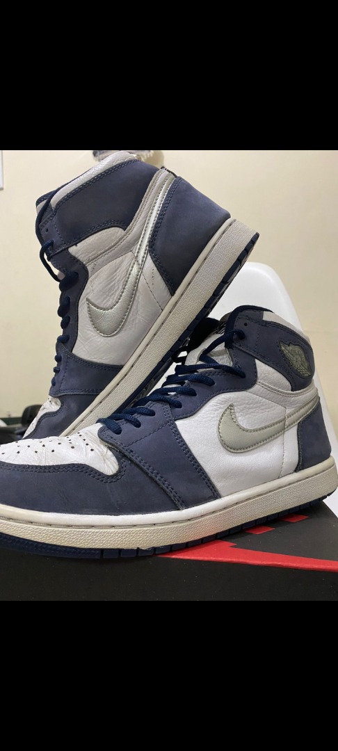 NIKE AJ1 CO JP MIDNIGHT NAVY, Fesyen Pria, Sepatu , Sneakers di