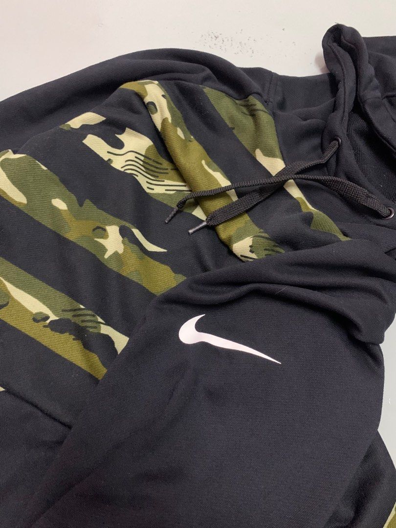 Nike camo stripe hoodie sweats
