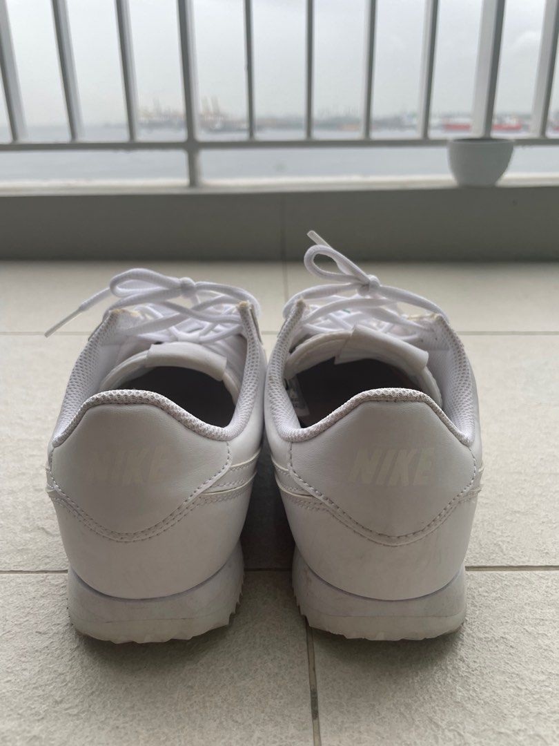 Nike triple white cortez clearance