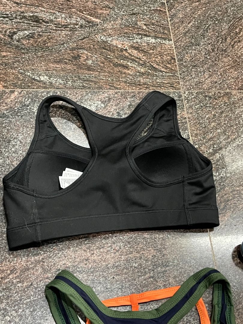 Nike Black Dri-fit XL Sports Bra x2. Brand new, no price tag. $40 for 2.,  Women's Fashion, Activewear on Carousell